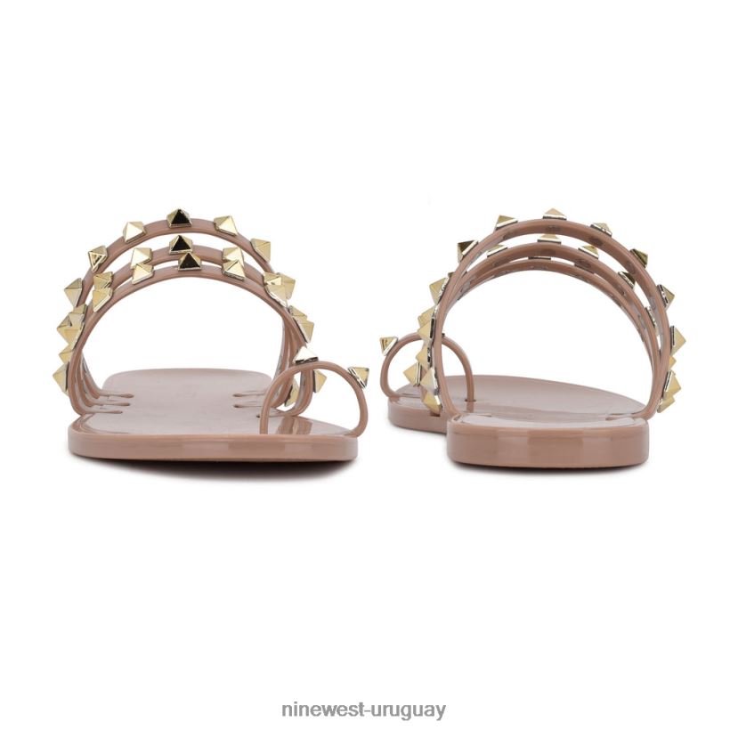 BD0422812 Nine West sandalias de gelatina carta natural