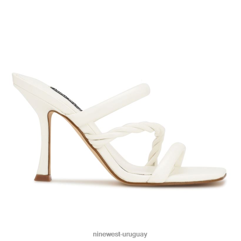 BD0422832 Nine West sandalias de tacón Yester blanco