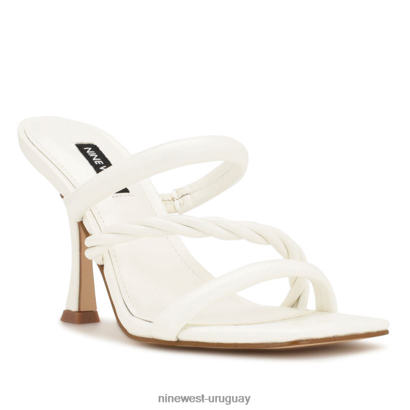 BD0422832 Nine West sandalias de tacón Yester blanco