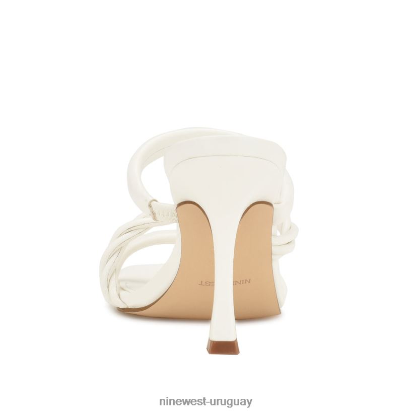 BD0422832 Nine West sandalias de tacón Yester blanco