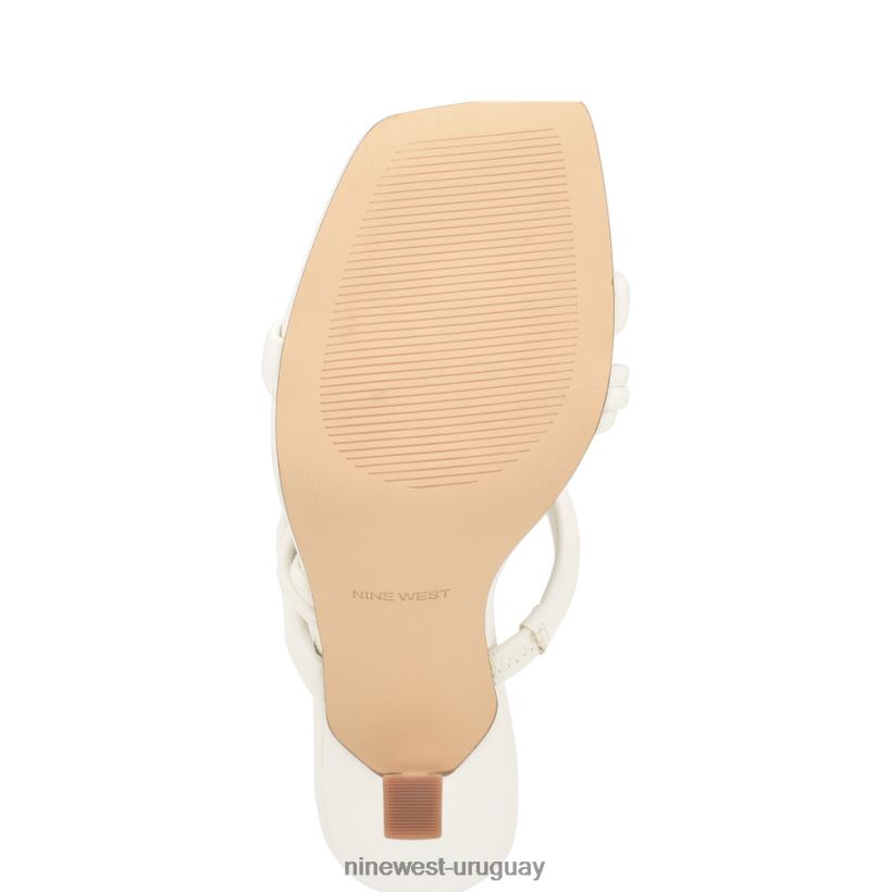 BD0422832 Nine West sandalias de tacón Yester blanco