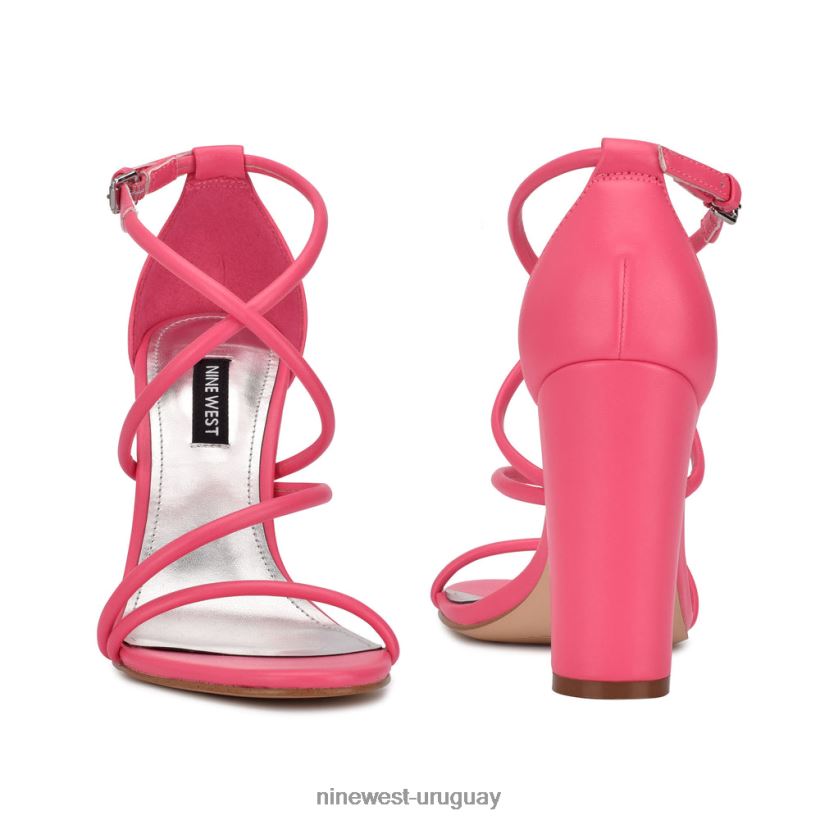 BD04221051 Nine West sandalias de tacón maer guau rosa