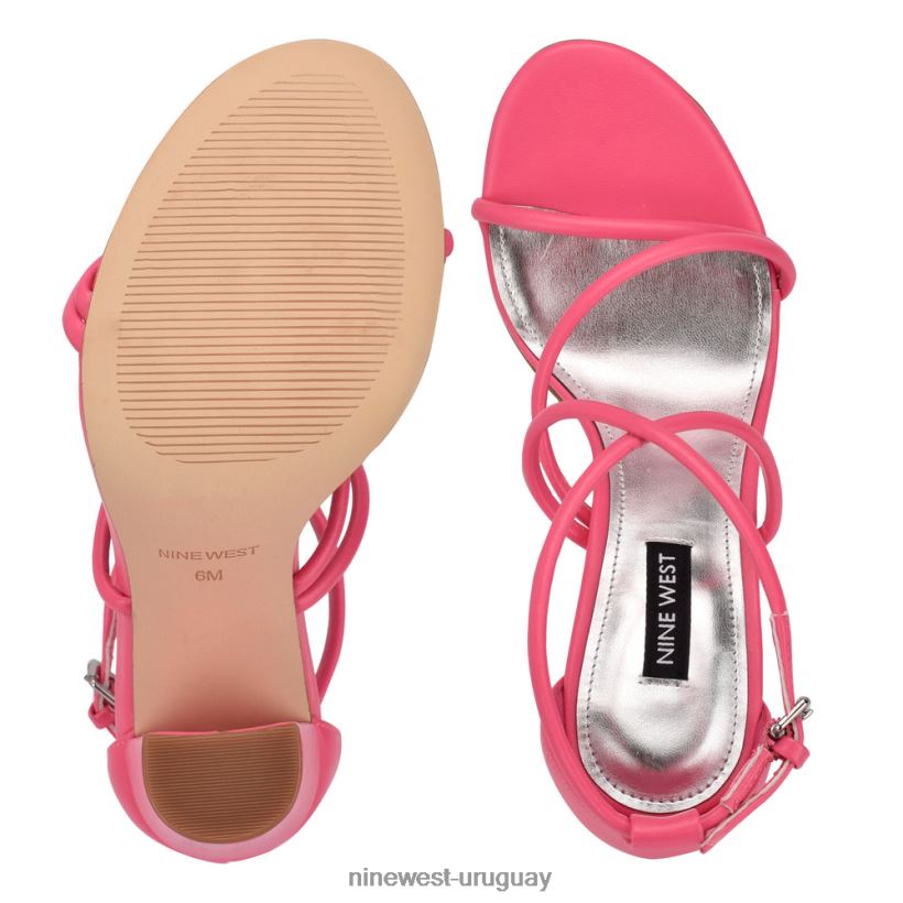 BD04221051 Nine West sandalias de tacón maer guau rosa