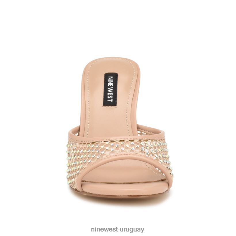 BD04221078 Nine West sandalias iriep de tacón malla natural ligera