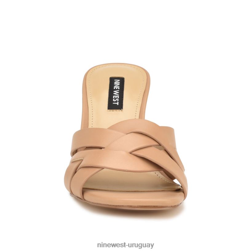 BD0422130 Nine West sandalias con tacón Linette natural