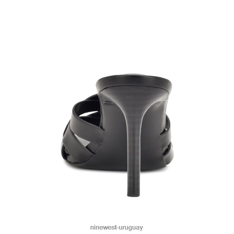 BD0422131 Nine West sandalias con tacón Linette negro