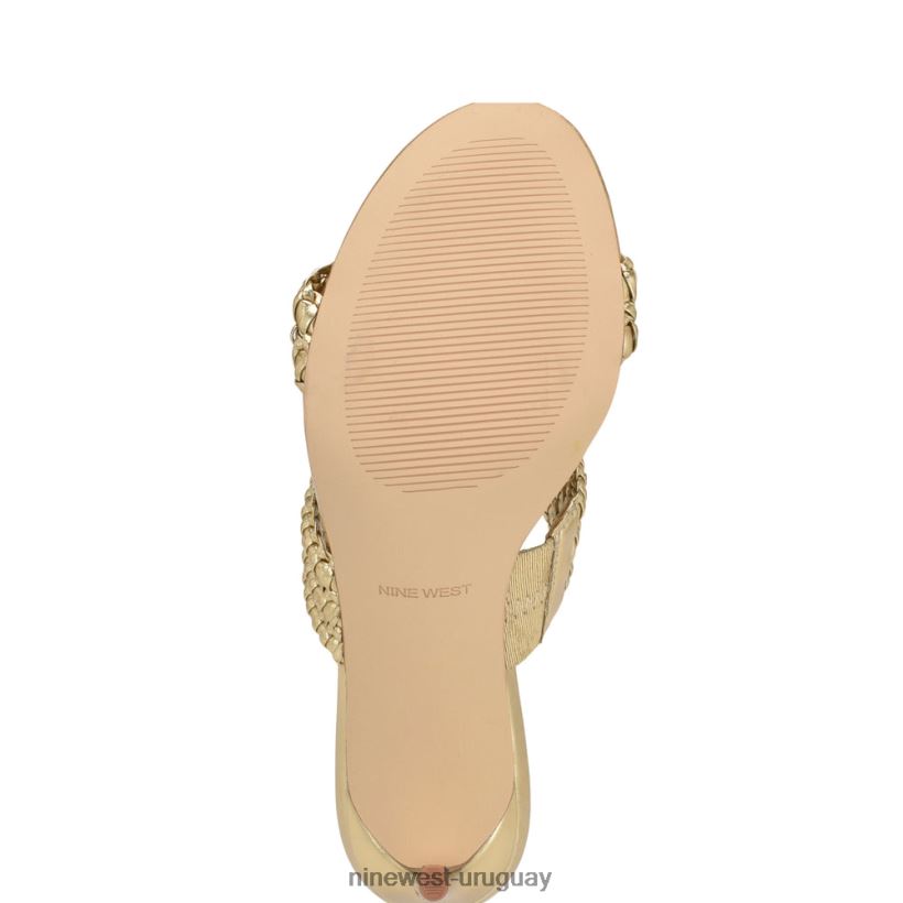 BD0422132 Nine West sandalias de tacón con pausa platino