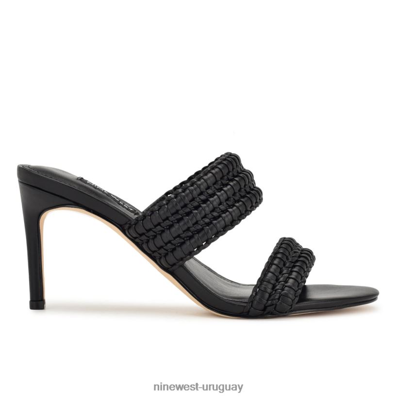 BD0422135 Nine West sandalias de tacón con pausa negro