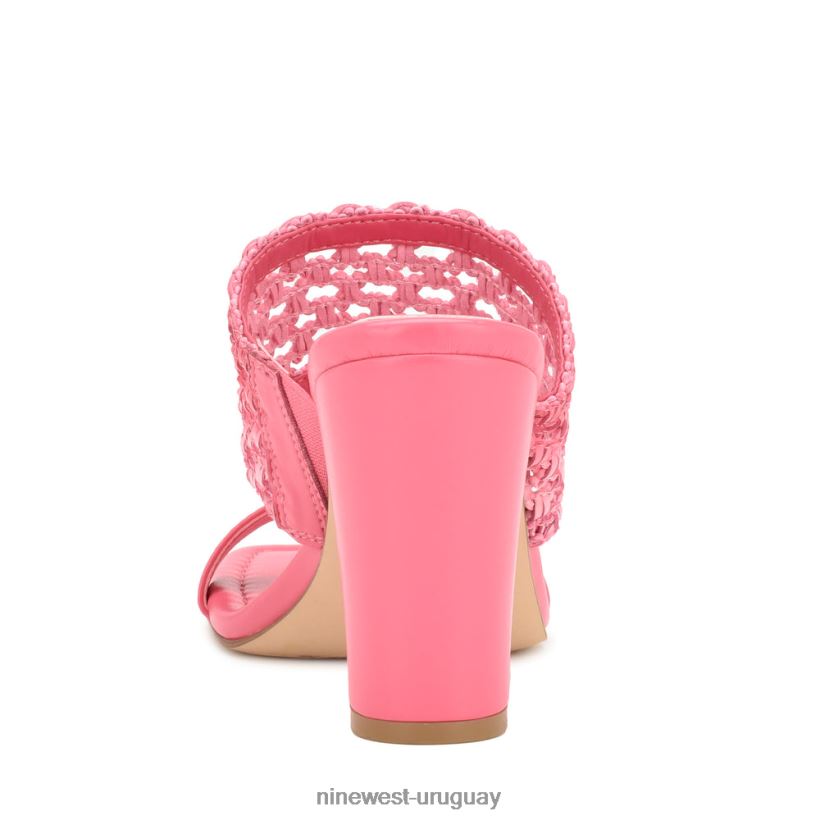 BD0422136 Nine West sandalias de tacón mylas ombre rosa