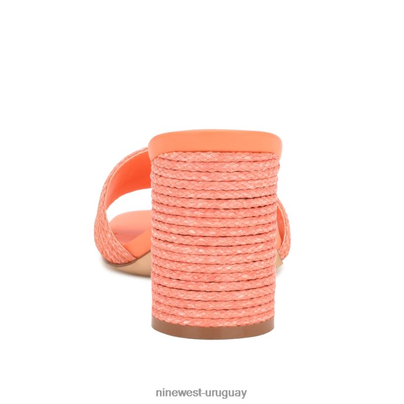 BD0422141 Nine West sandalias de tacón mapeli naranja