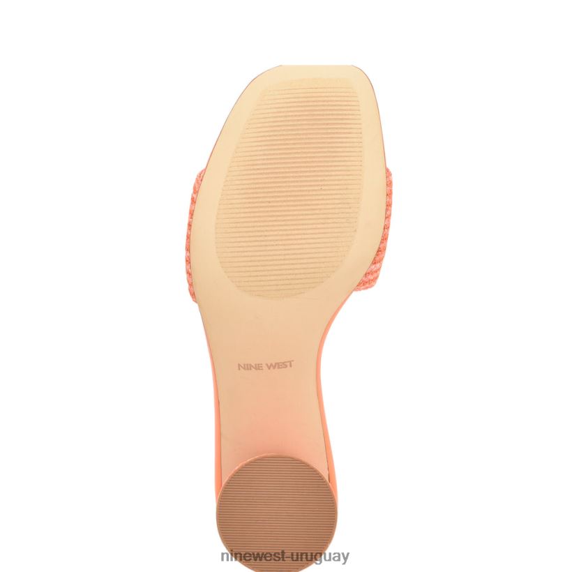 BD0422141 Nine West sandalias de tacón mapeli naranja
