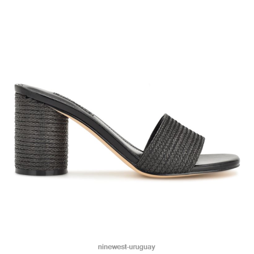 BD0422143 Nine West sandalias de tacón mapeli negro