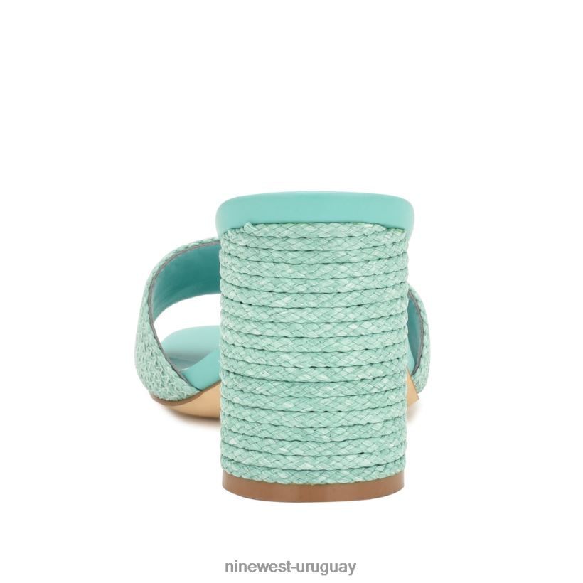 BD0422144 Nine West sandalias de tacón mapeli turquesa