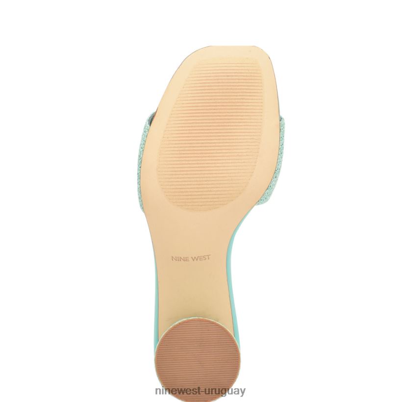 BD0422144 Nine West sandalias de tacón mapeli turquesa