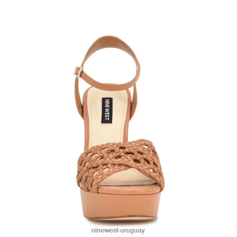 BD0422154 Nine West sandalias grecia plataforma medio natural