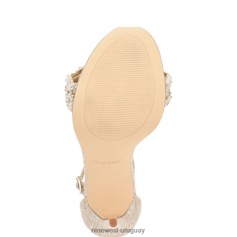 BD04221704 Nine West sandalias de tacón morelov cristal natural
