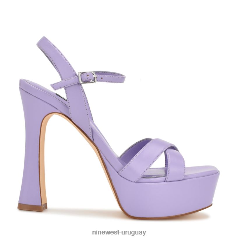 BD04221726 Nine West sandalias con plataforma iriv violeta claro