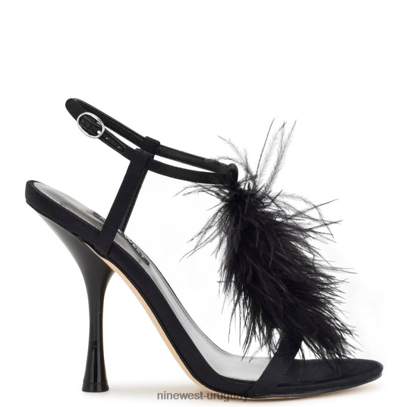 BD04221751 Nine West sandalias de tacón con tira en el tobillo negro