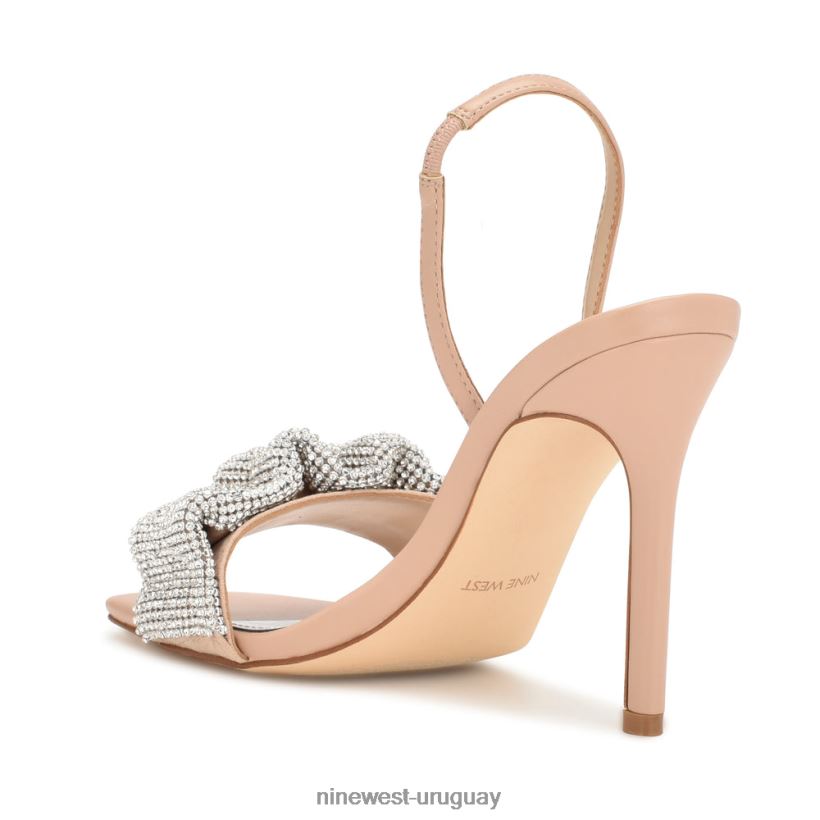 BD04221857 Nine West sandalias taray cristal apenas desnudo