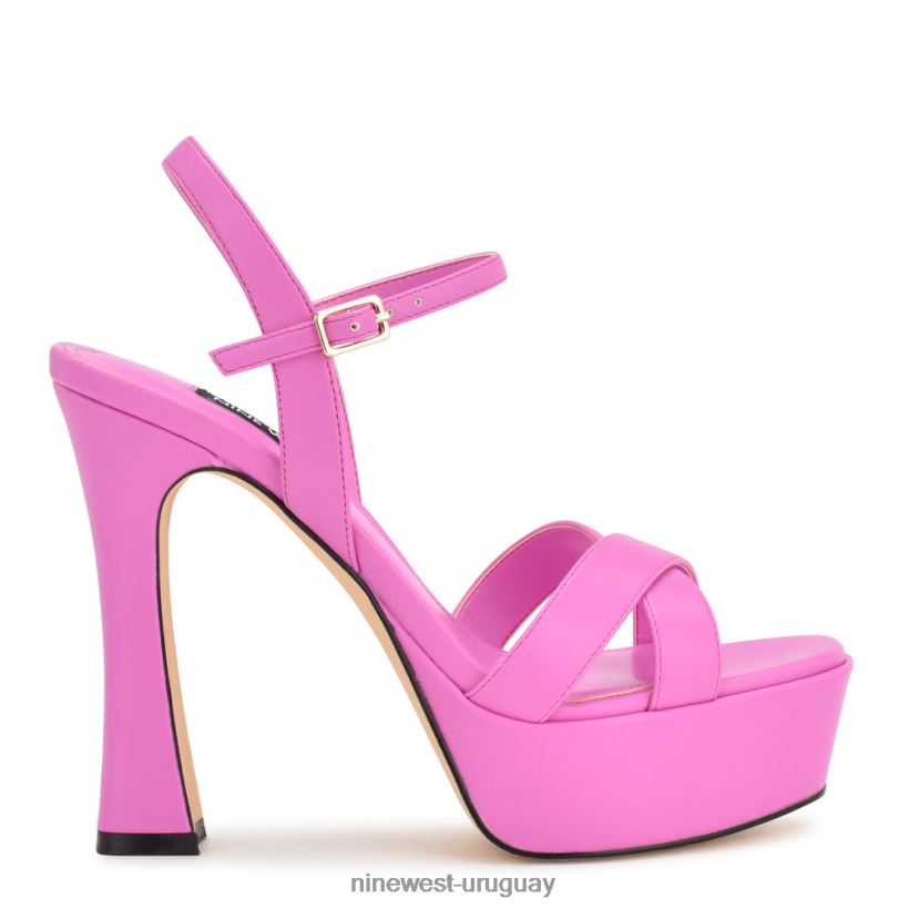 BD0422185 Nine West sandalias con plataforma iriv rosa