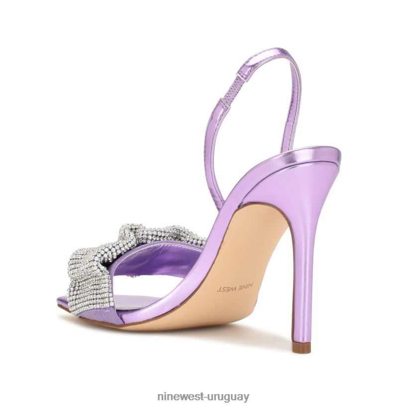 BD04221860 Nine West sandalias taray cristal violeta claro