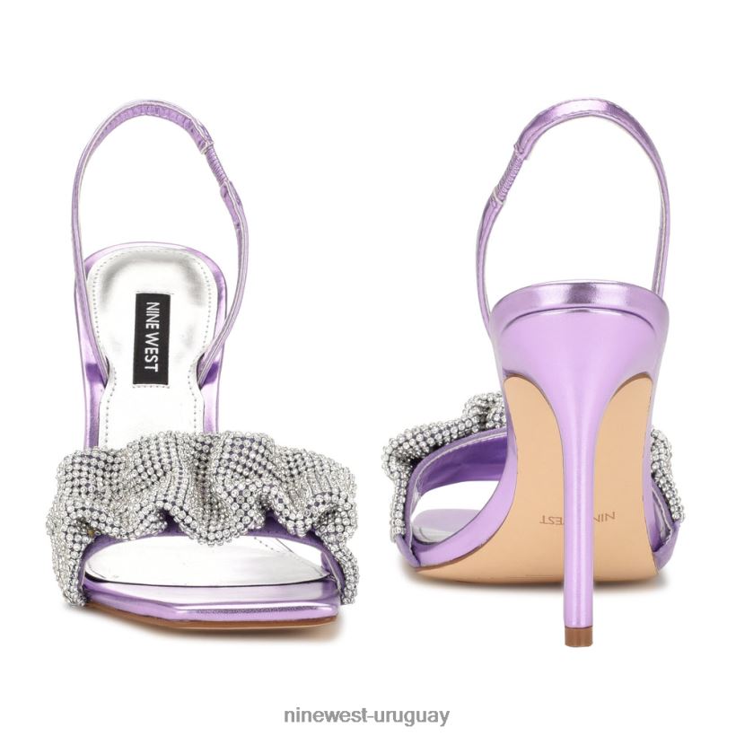 BD04221860 Nine West sandalias taray cristal violeta claro