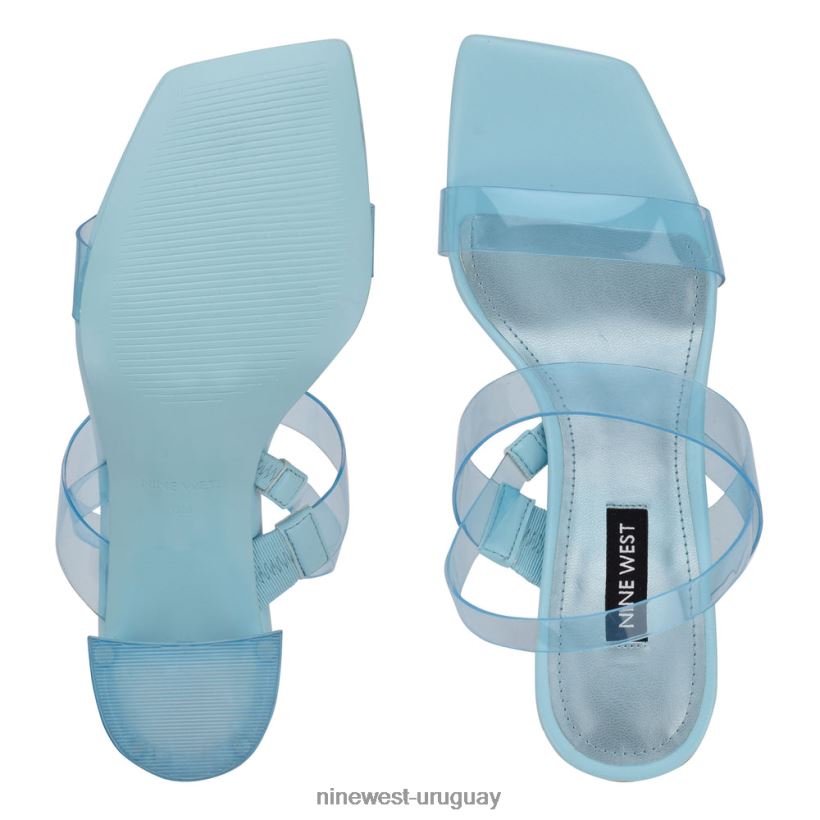 BD04221951 Nine West sandalias tacon tenia azul