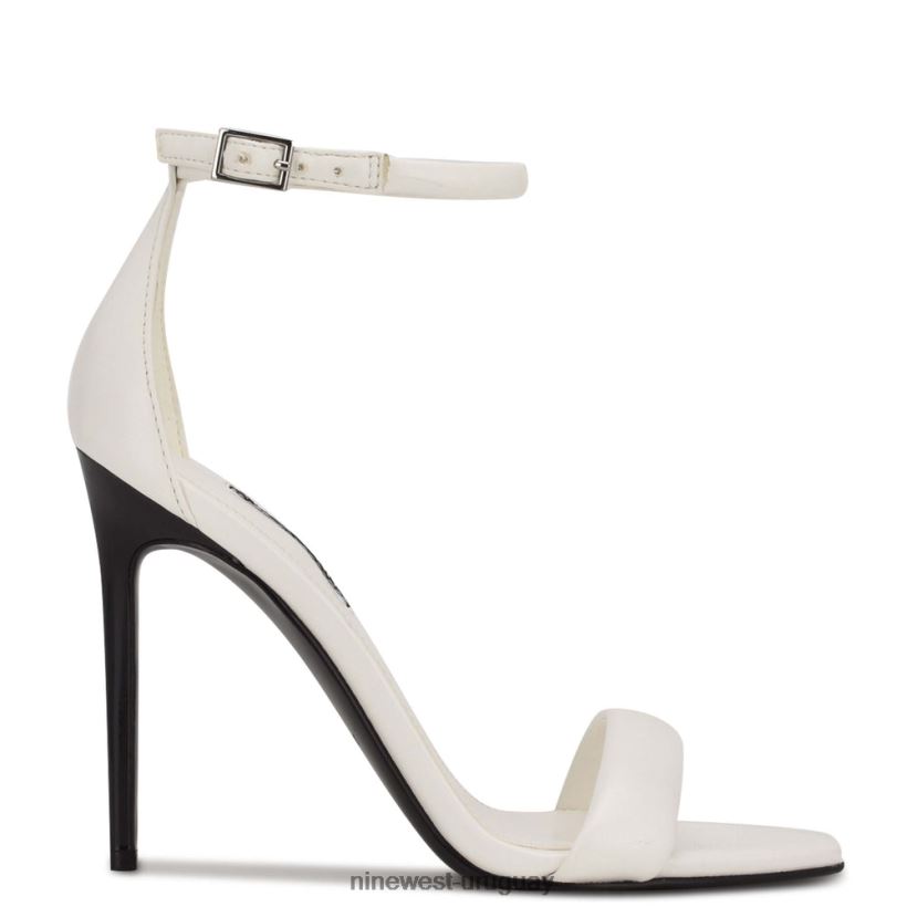 BD04222059 Nine West sandalias teeya con tira en el tobillo blanco