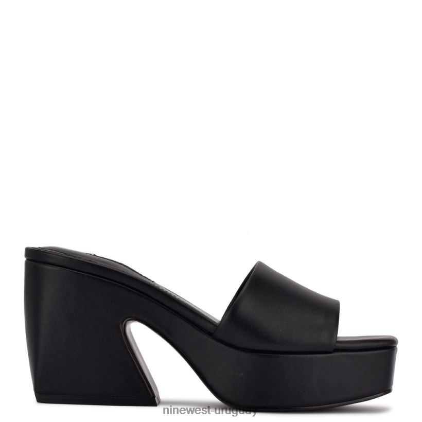 BD0422208 Nine West sandalias oklee con plataforma negro