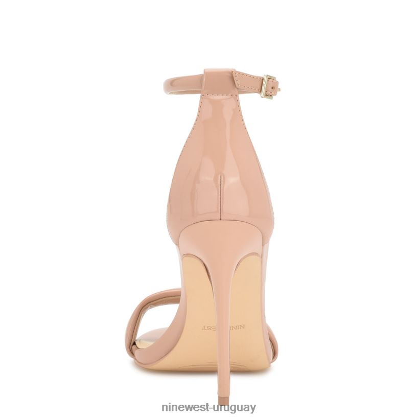 BD0422212 Nine West sandalias teeya con tira en el tobillo patente apenas desnuda