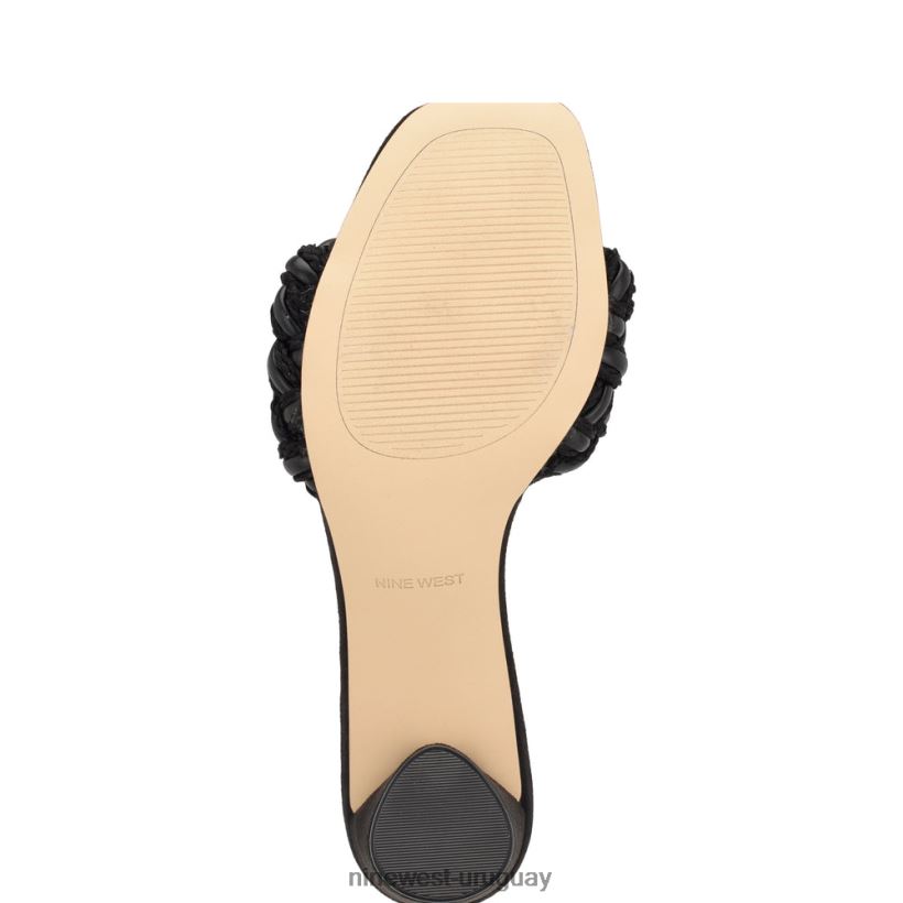 BD0422216 Nine West sandalias driah con tacón negro