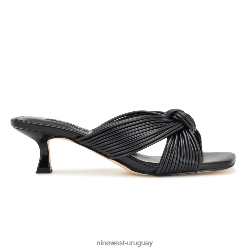 BD0422220 Nine West sandalias con tacón estilo dafidil negro