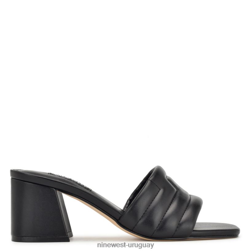BD0422247 Nine West sandalias chanclas con tacón glenra negro