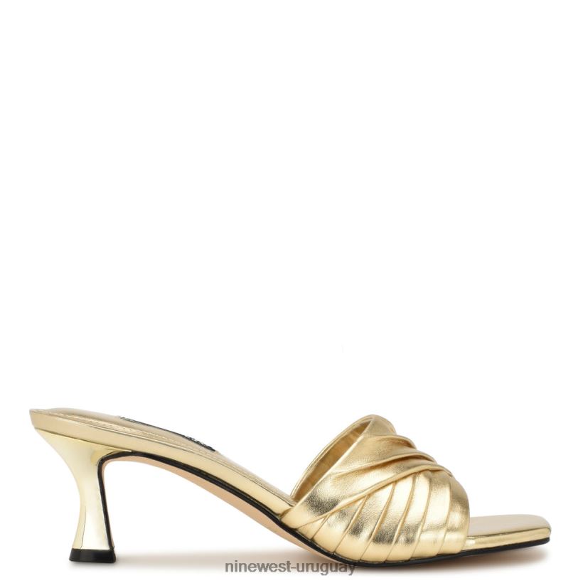 BD0422259 Nine West sandalias de tacón azala platino