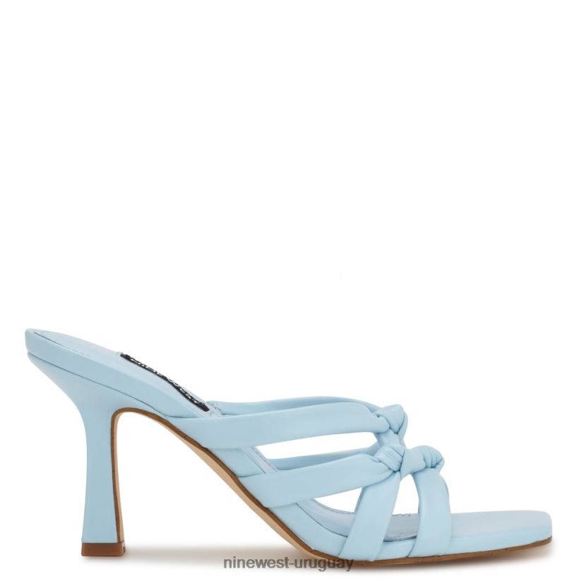 BD0422264 Nine West sandalias de tacón yeander cielo azul