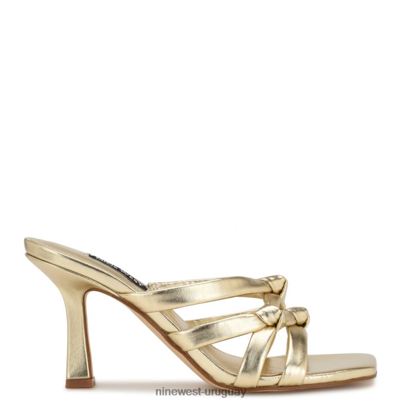 BD0422265 Nine West sandalias de tacón yeander platino