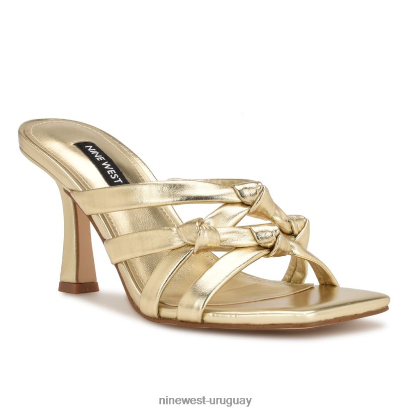 BD0422265 Nine West sandalias de tacón yeander platino