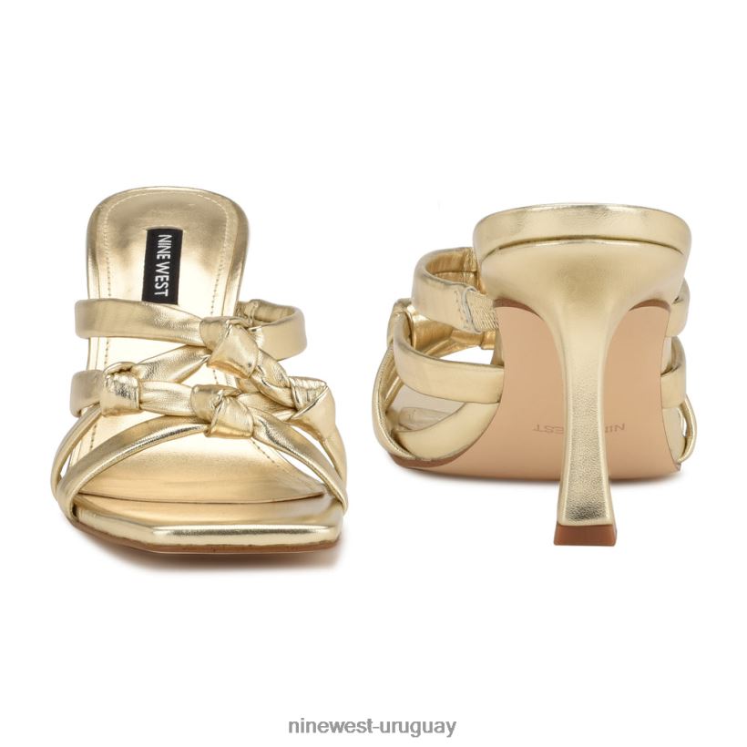 BD0422265 Nine West sandalias de tacón yeander platino