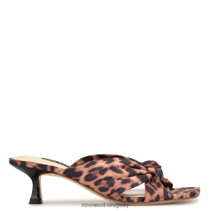 BD0422273 Nine West sandalias con tacón dipa leopardo