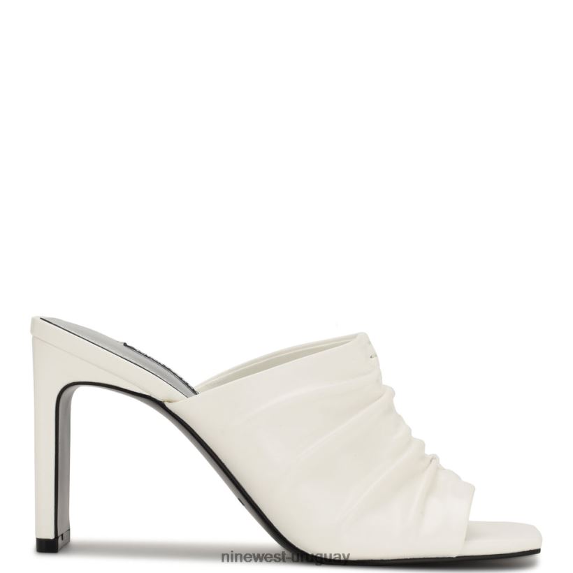 BD0422318 Nine West sandalias con tacón pera blanco