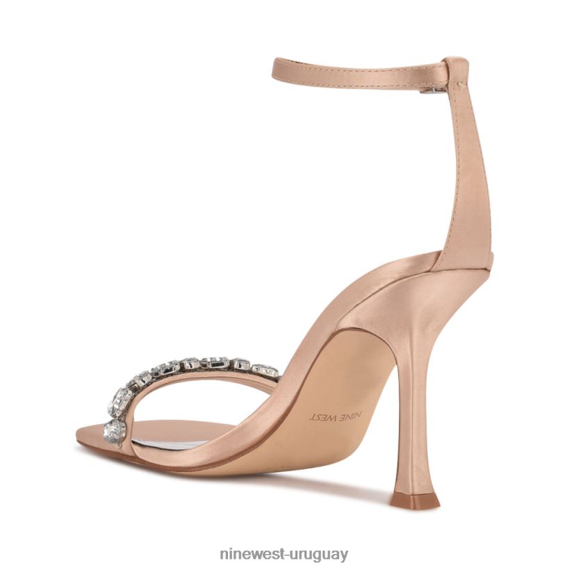 BD0422376 Nine West sandalias de vestir con tira en el tobillo yazmin cristal satinado natural