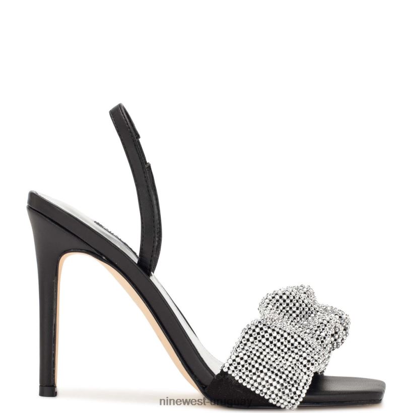 BD0422450 Nine West sandalias taray cristal negro
