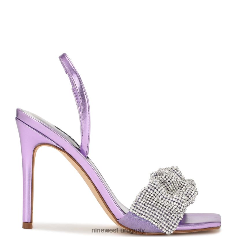 BD0422452 Nine West sandalias taray cristal violeta claro