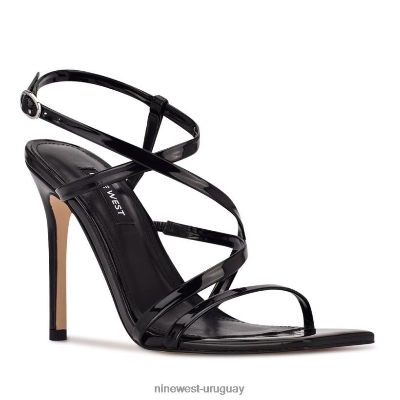 BD0422550 Nine West sandalias de tacón tipo tila negro