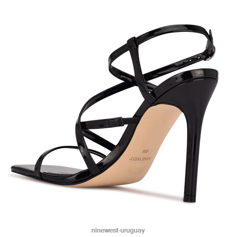 BD0422550 Nine West sandalias de tacón tipo tila negro