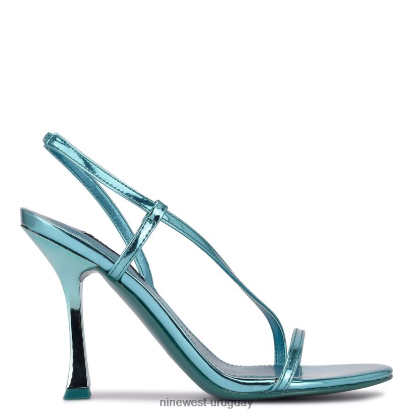 BD0422575 Nine West sandalias de vestir isaw azul metalizado