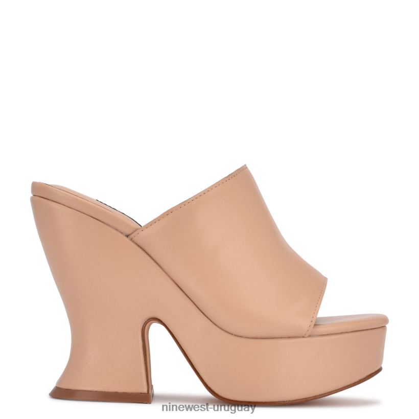 BD0422639 Nine West sandalias con plataforma y flores