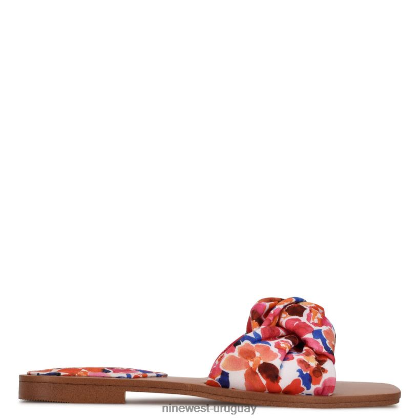 BD04221015 Nine West sandalias planas rosadas