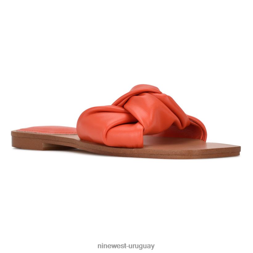 BD04221016 Nine West sandalias planas rosadas