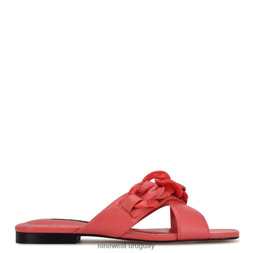 BD04221052 Nine West sandalias planas misty coral
